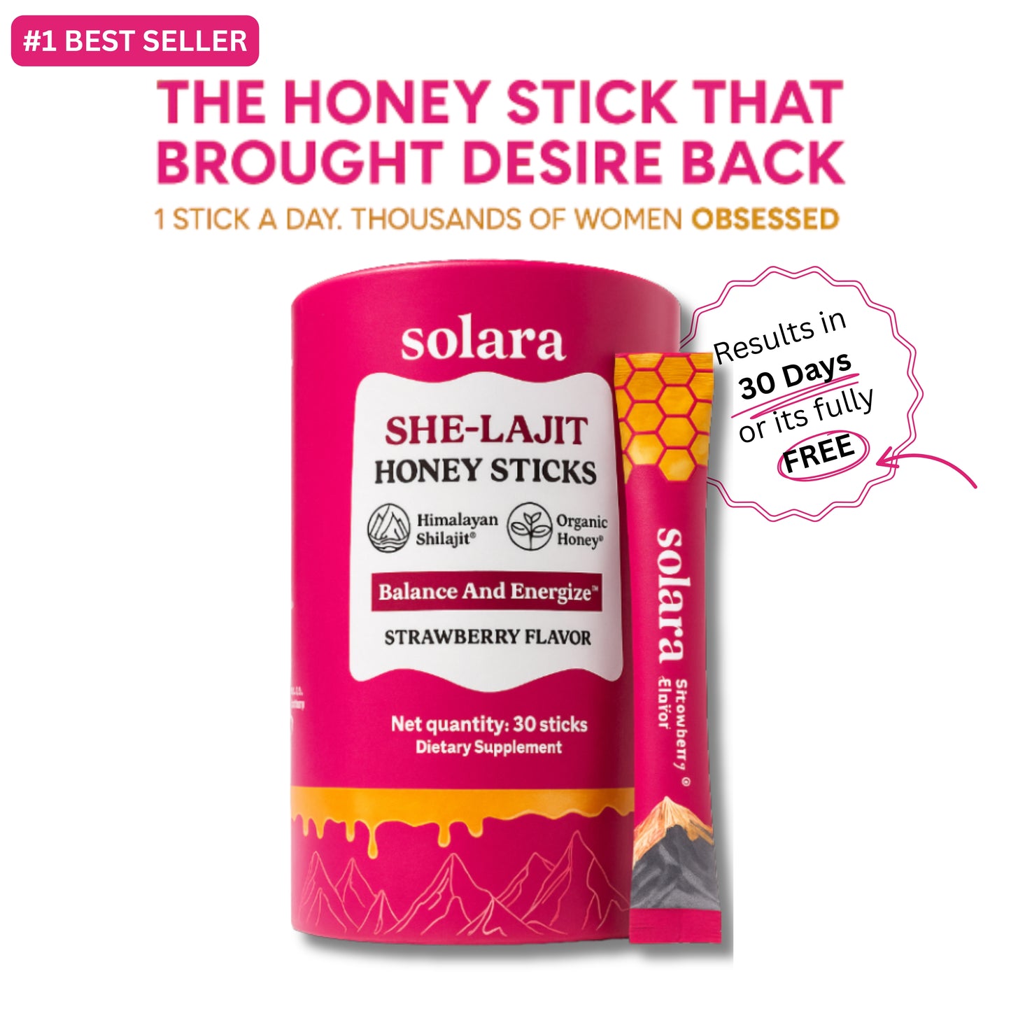 SHE-LAJIT Honey Sticks